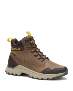 Zapatilla Con Caña Gamuza Hombre Colorado Sneaker Wp Café